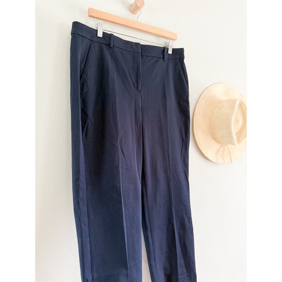 J Crew Factory | NWT | Kallie straight-leg pant in Navy | Sz 14 - Picture 3 of 10